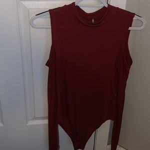 Burnt orange bodysuit